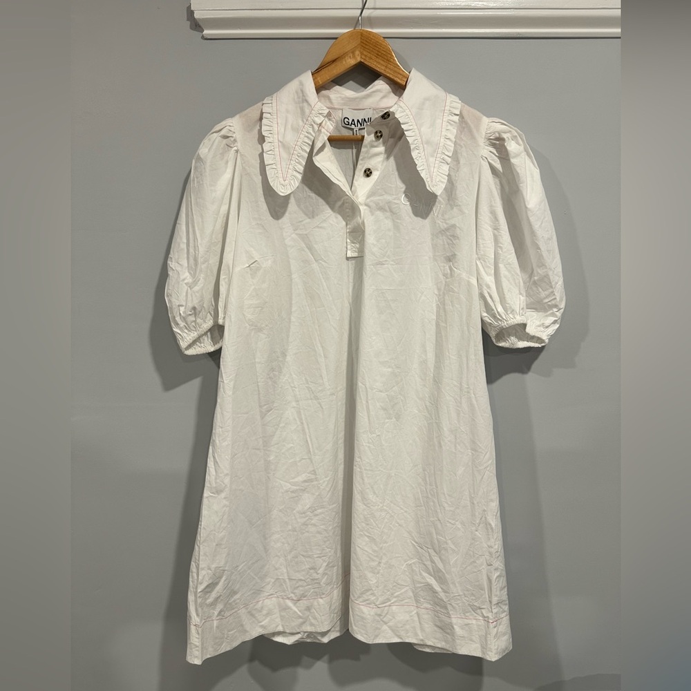 GANNI White Dress